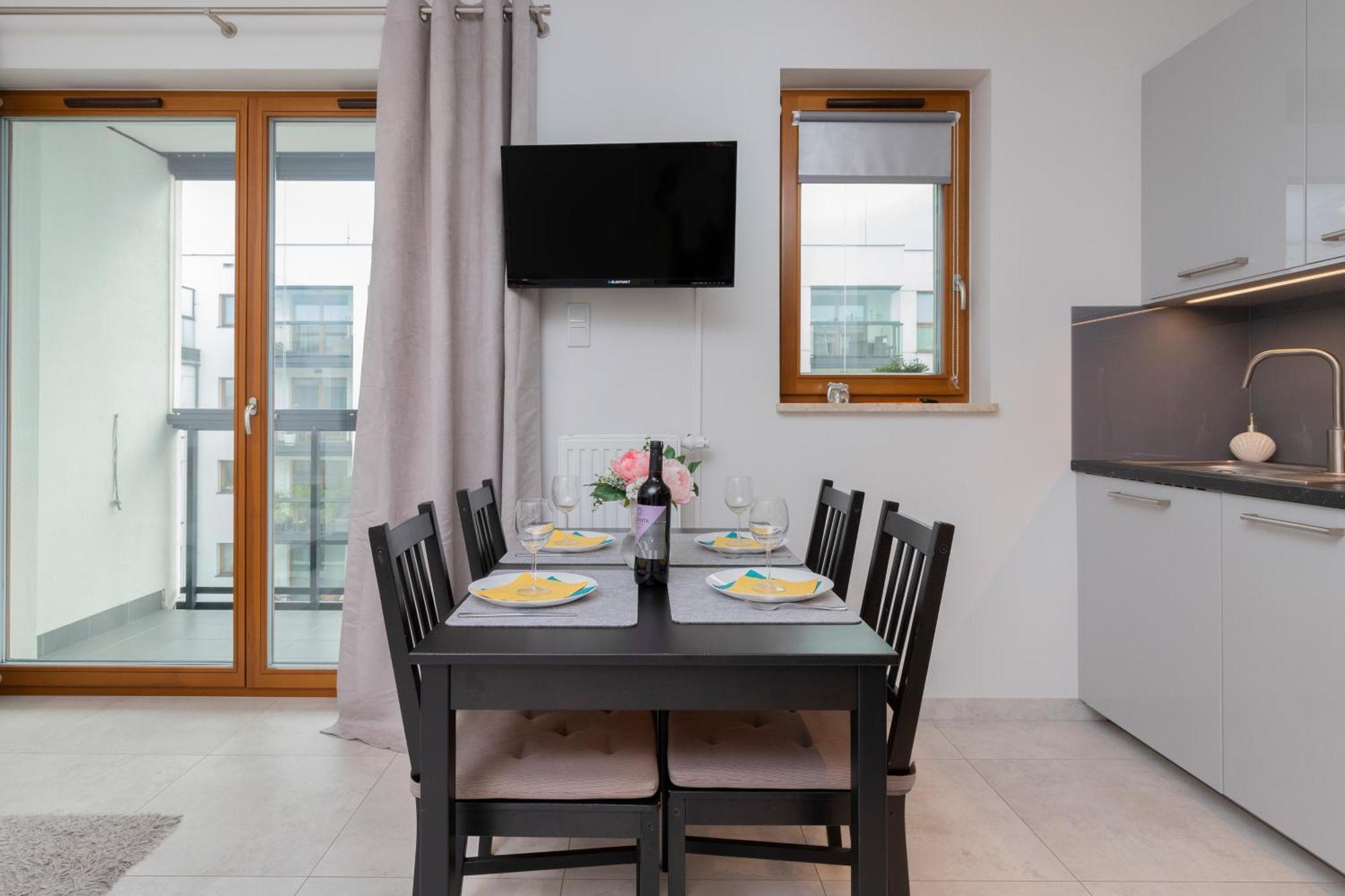 Apartament Z Widokiem Na Morze Obok Parku Millenium W Gdansku By Noclegi Renters Extérieur photo
